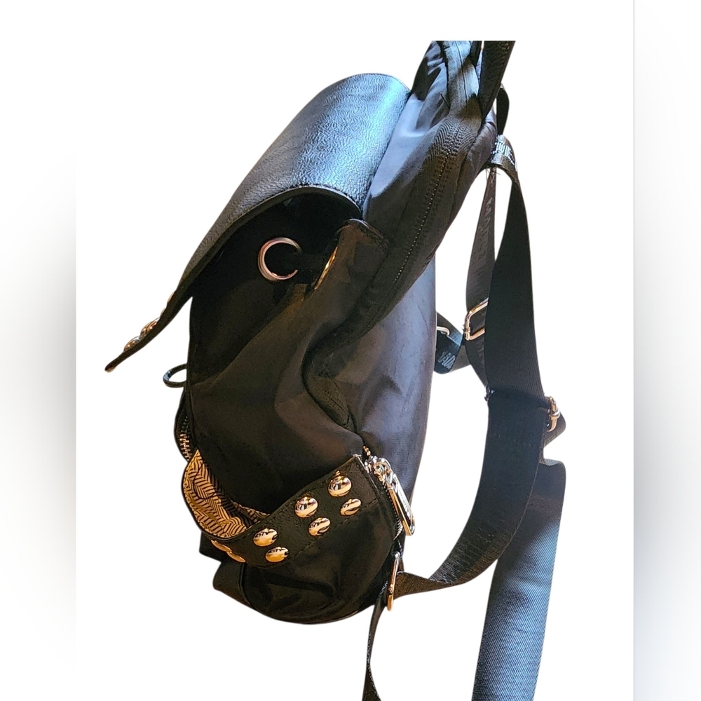 EUC Steve Madden Black Backpack with Stud Accents - Picture 2 of 5